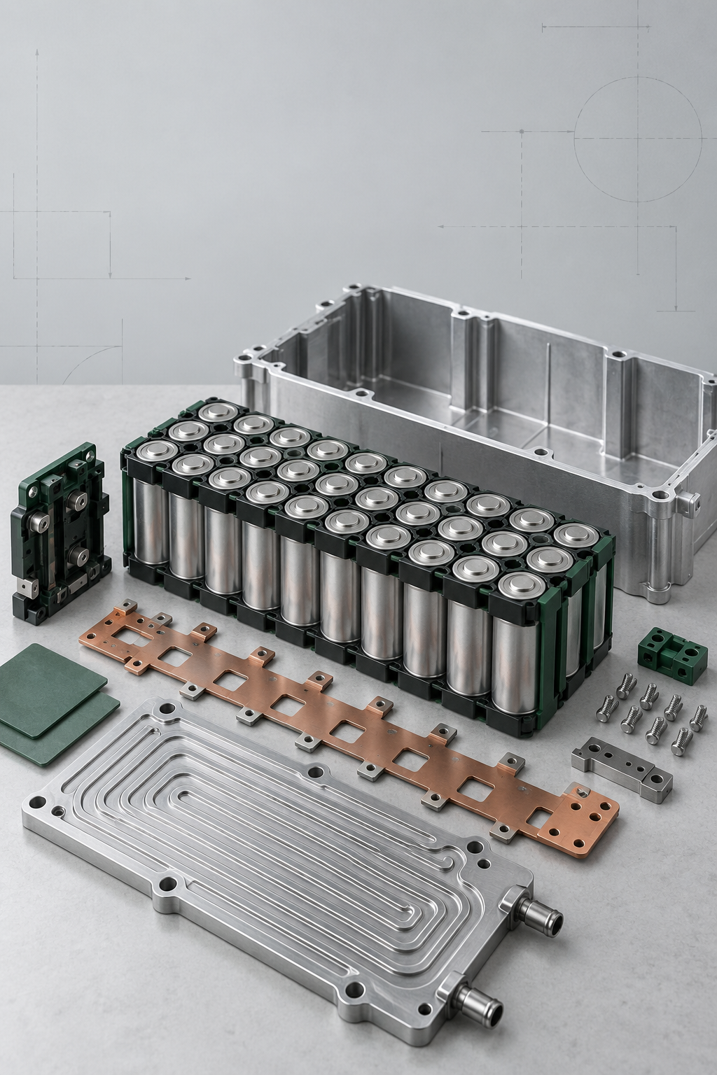 Battery module engineering components