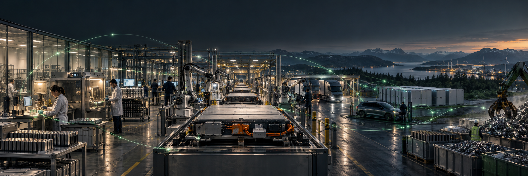 Connected battery lifecycle